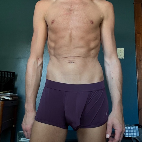 Men's Bodyaware Glow Uplift Boxer Brief in Lime or Plum - Size Small, NWT - Picture 5 of 8